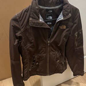 The North Face Dark Brown Zip-Up Jacket